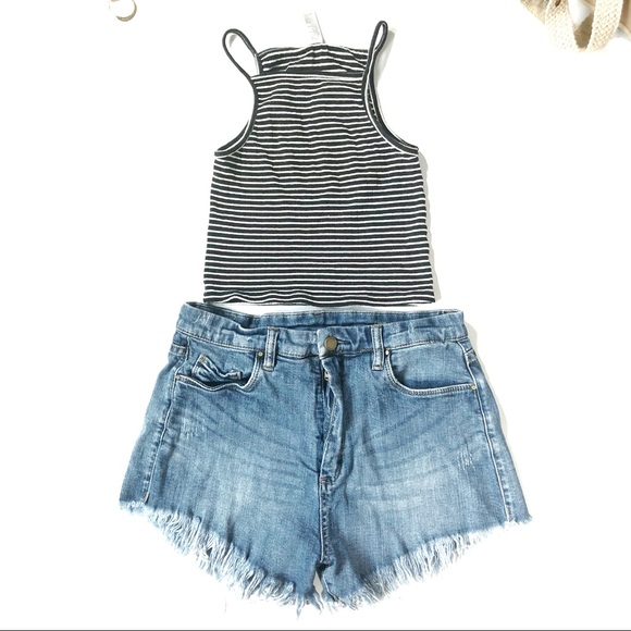 American Apparel Tops - [American Apparel] Black And White Striped Tank